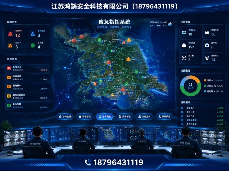 内江消防通信指挥展示图